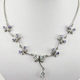 Gargantilla de Amatista y Aguamarina