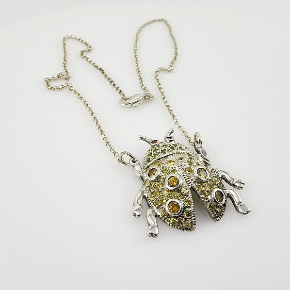 Gargantilla de zafiros y diópsidos