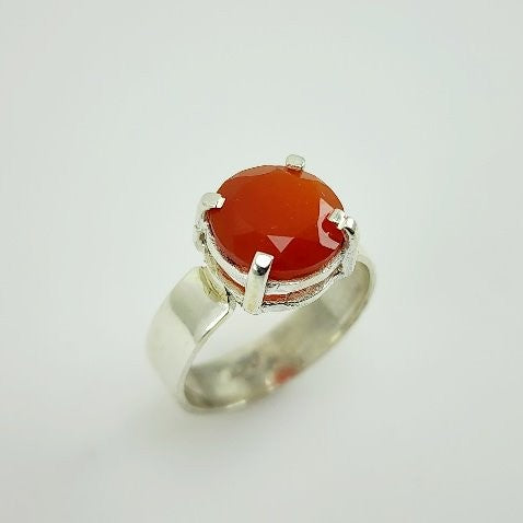 Anillo de Ágata cornalina