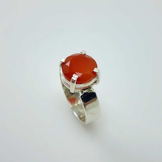 Anillo de Ágata cornalina