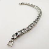 Pulsera de Topacio blanco