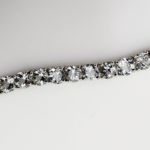 Pulsera de Topacio blanco