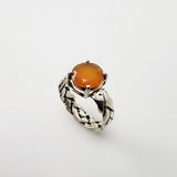 Anillo de Ágata cornalina