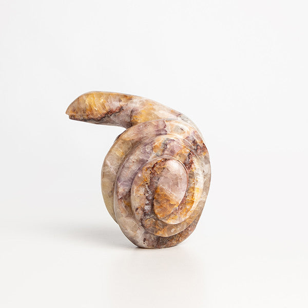 Escultura de Fluorita: Serpiente