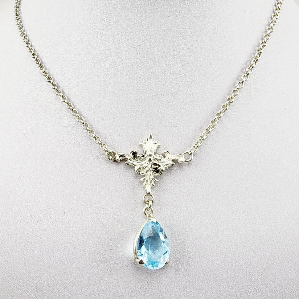 Gargantilla de Topacio Azul