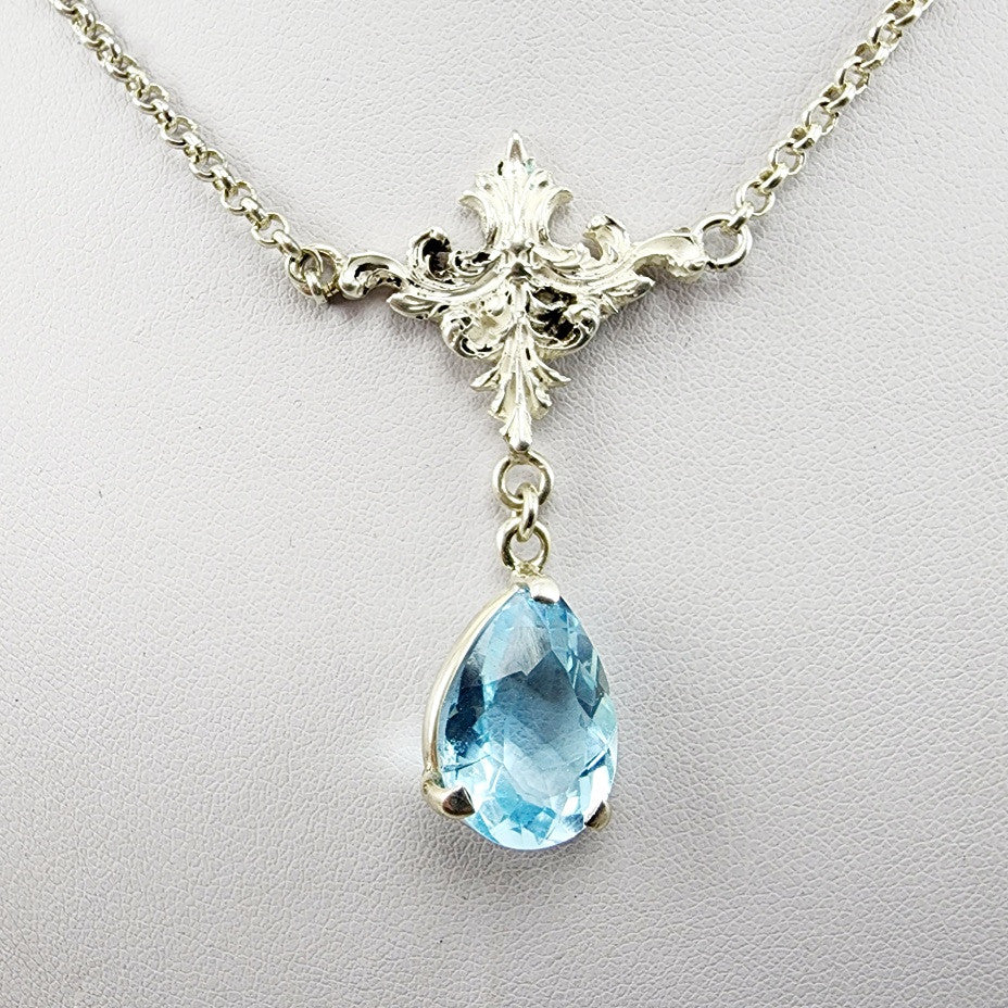 Gargantilla de Topacio Azul