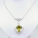 Gargantilla de Cuarzo green gold