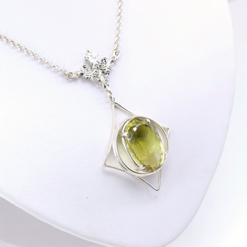 Gargantilla de Cuarzo green gold