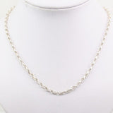 Cadena Rolo rectangular de 45 cm