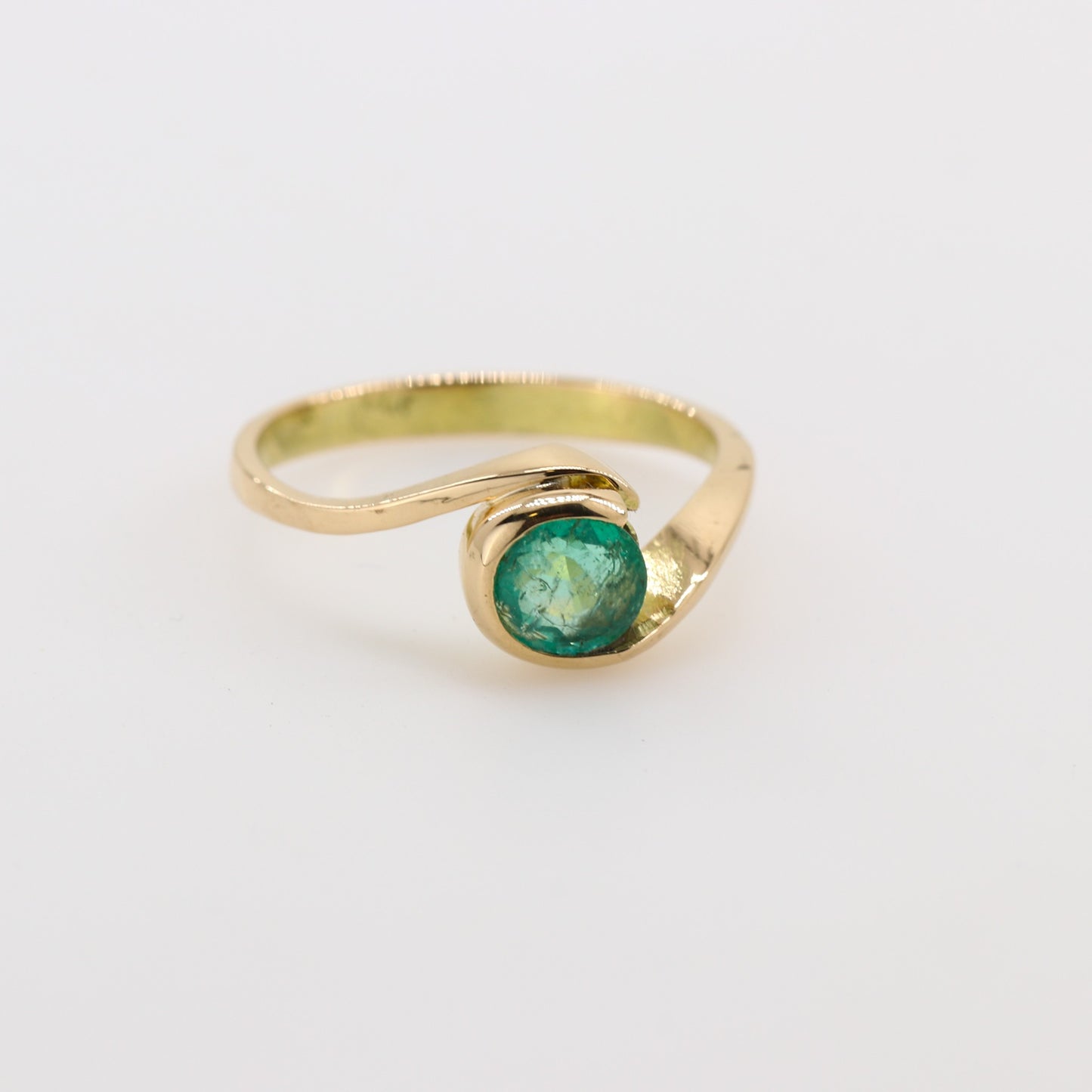 Anillo de Esmeralda en oro 18 k
