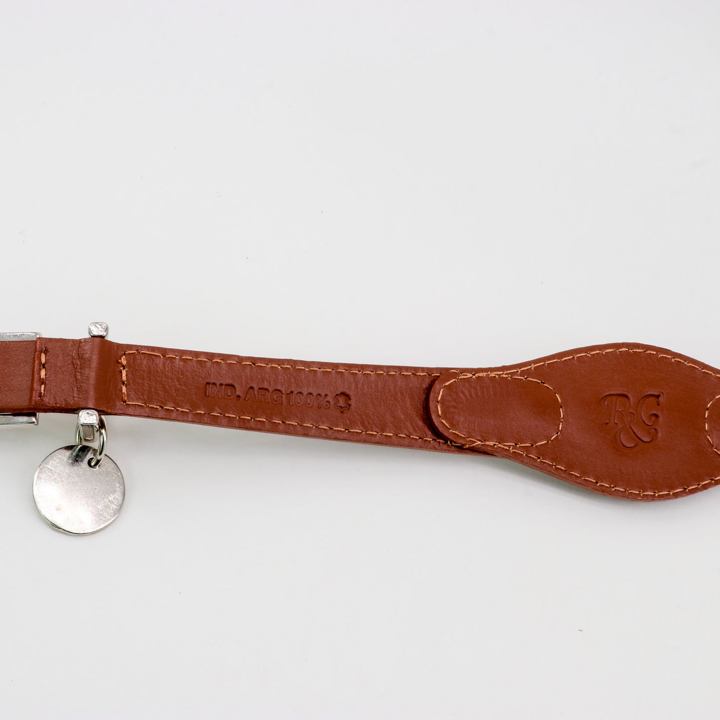 CONJUNTO PARA MASCOTAS DE COLLAR LABRADORITA, CORREA Y ESTUCHE PORTA BOLSAS – MEDIDA M