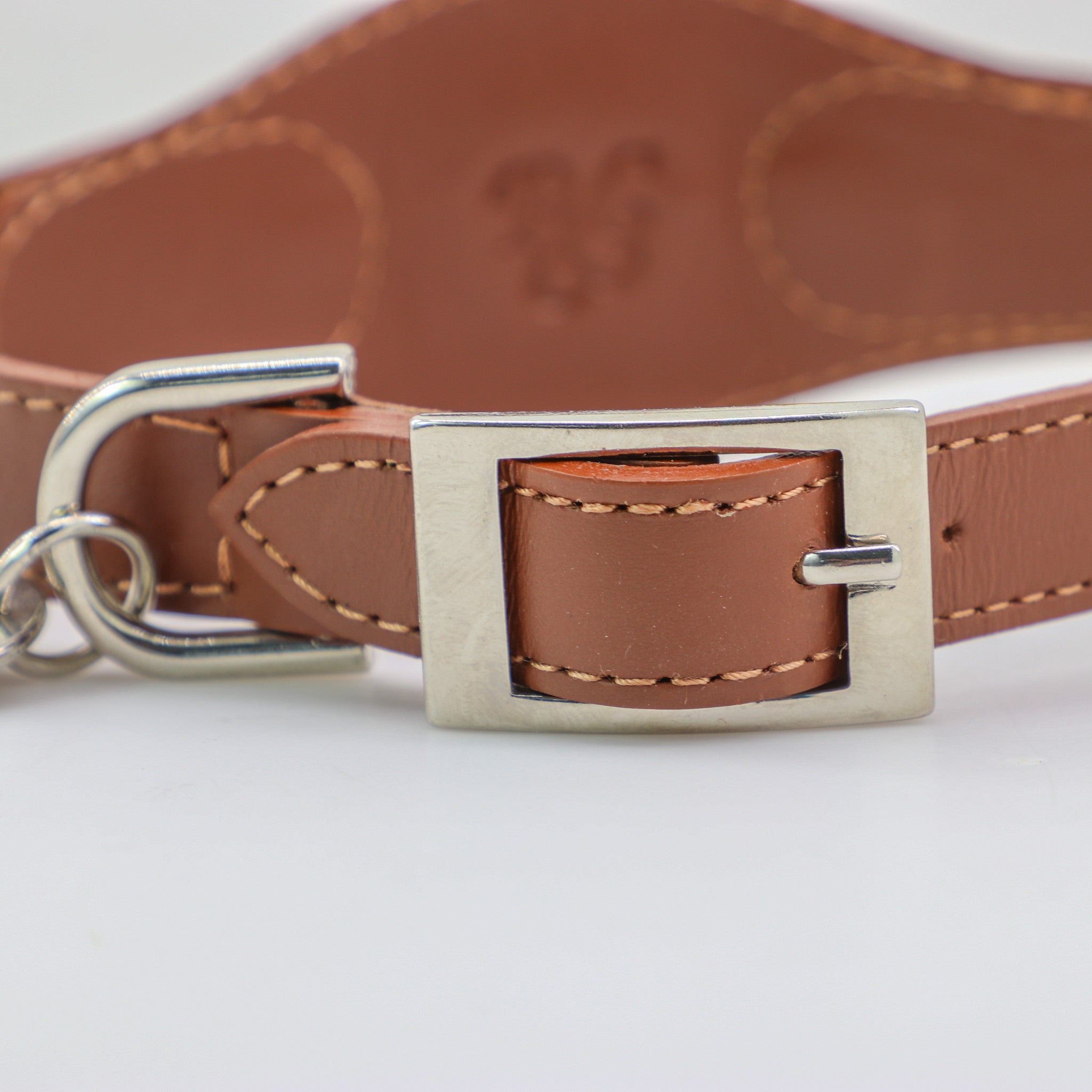 COLLAR CON CUARZO ROSA PARA MASCOTAS - MEDIDA L