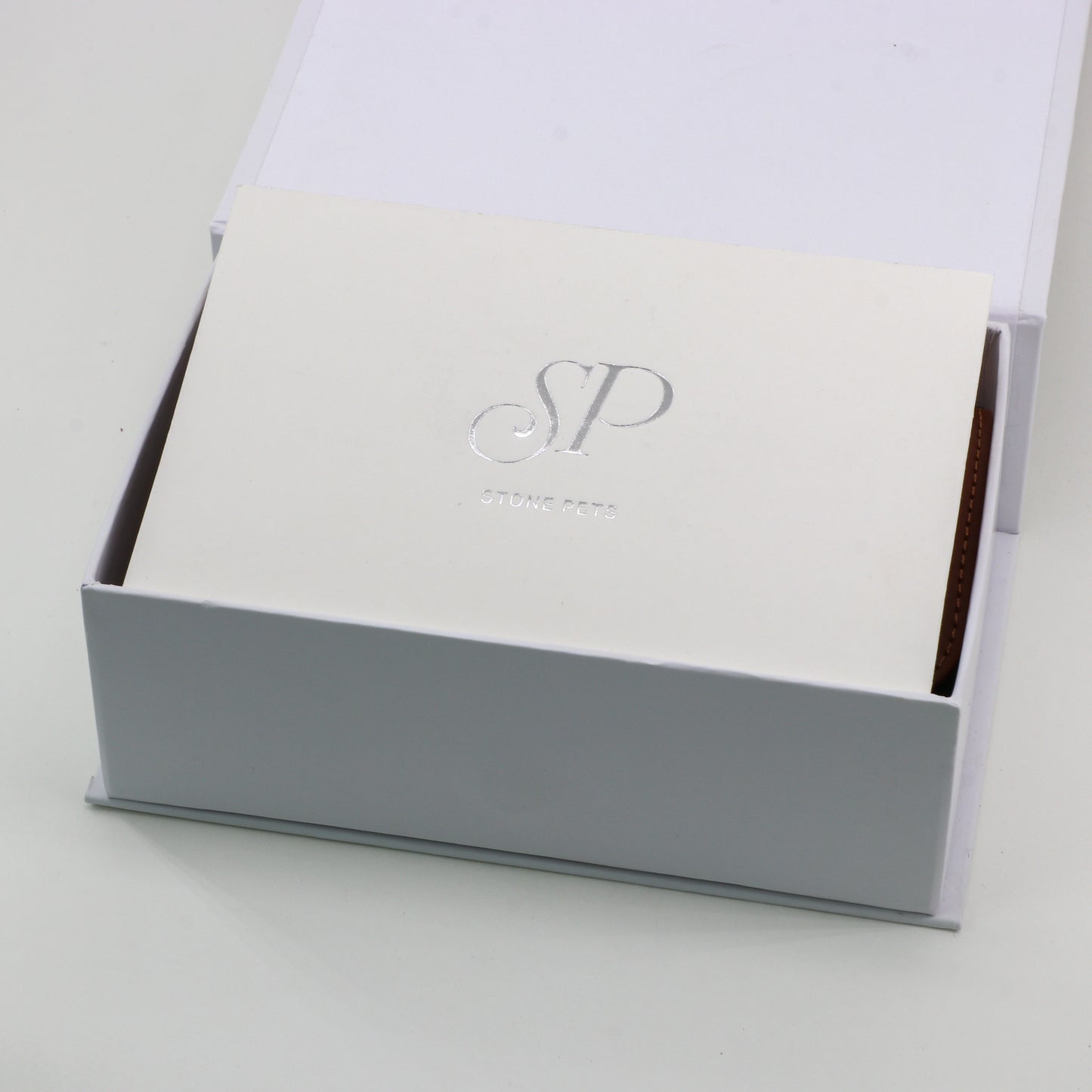 COLLAR CON LABRADORITA PARA MASCOTAS - MEDIDA S