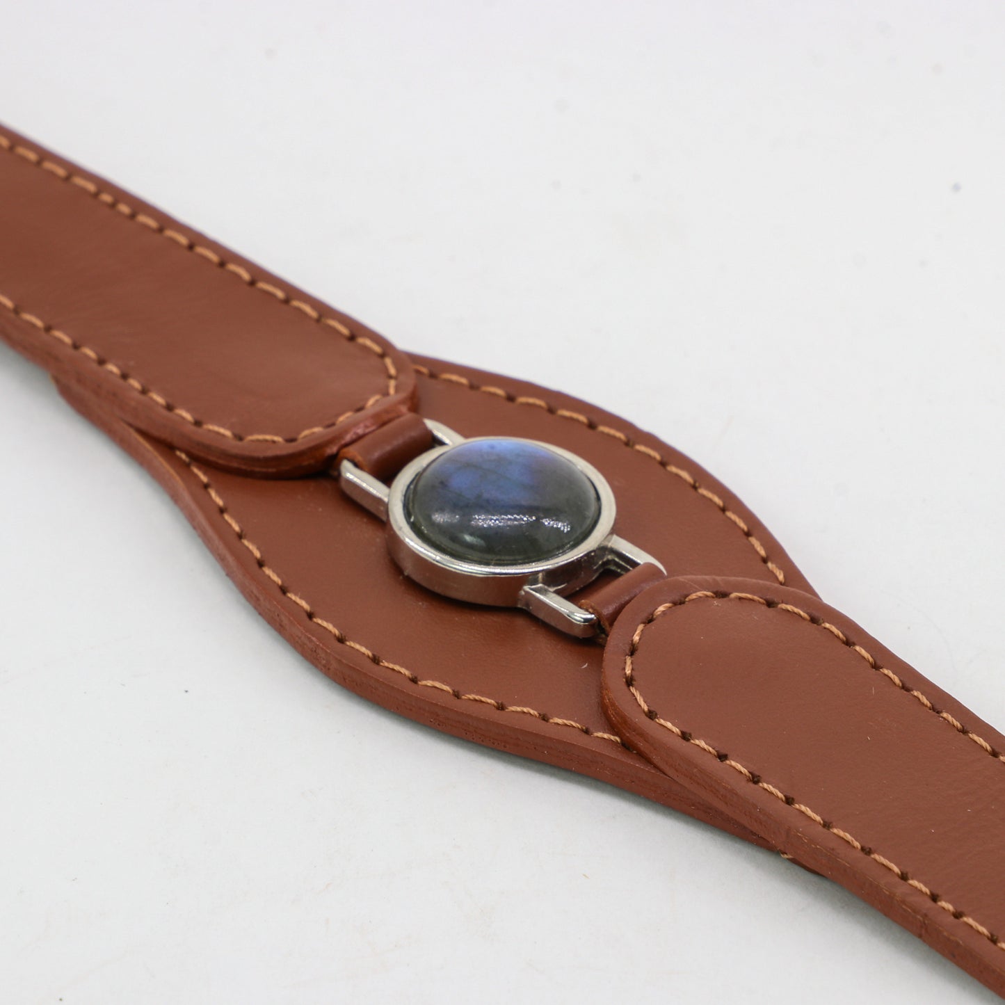 COLLAR CON LABRADORITA PARA MASCOTAS - MEDIDA M