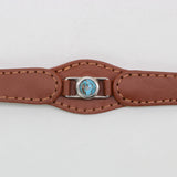 COLLAR CON TURQUESA  PARA MASCOTAS - MEDIDA S