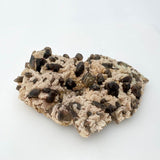 Cuarzo Ahumado en Calcita