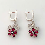 Aros de Granate y Cubic Zirconia