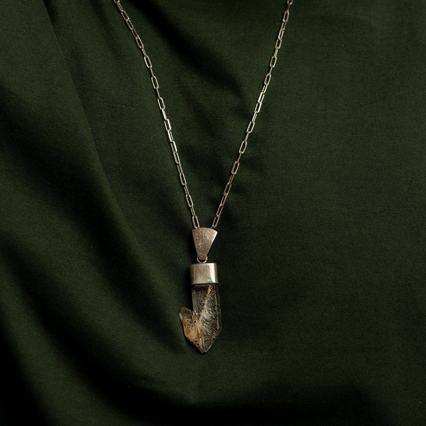 Dije de Cuarzo Tabular