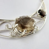 Gargantilla de Cuarzo Humado o Fumé