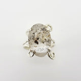Anillo de Cuarzo Cristal con inclusiones