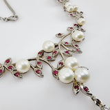 Gargantilla de Rubí y perlas cultivadas