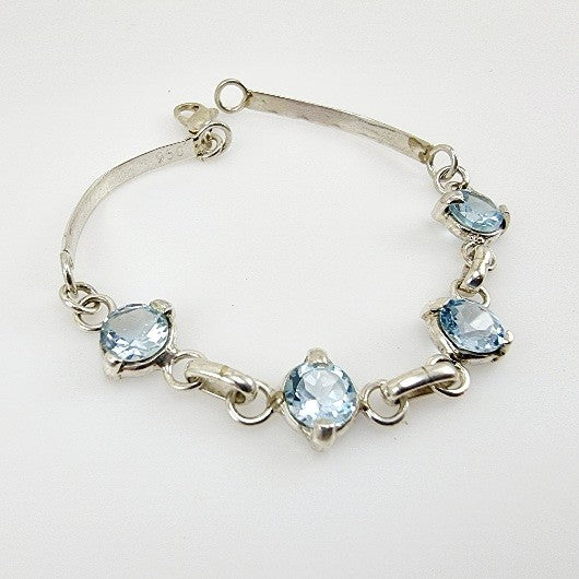 Pulsera de Topacio Azul