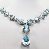 Gargantilla de Topacios Azules