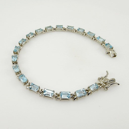 Pulsera de Topacio Azul