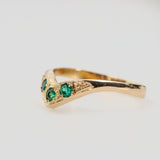 Anillo de Esmeralda en oro 18k