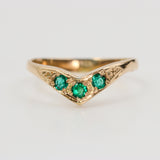 Anillo de Esmeralda en oro 18k