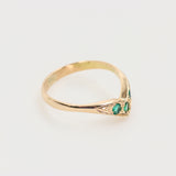 Anillo de Esmeralda en oro 18k