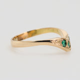 Anillo de Esmeralda en oro 18k