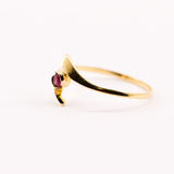 Anillo de rubí en oro 18k