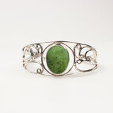 Jade and peridot bracelet