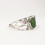 Jade and peridot bracelet