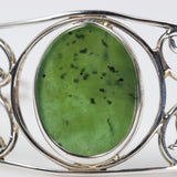 Jade and peridot bracelet