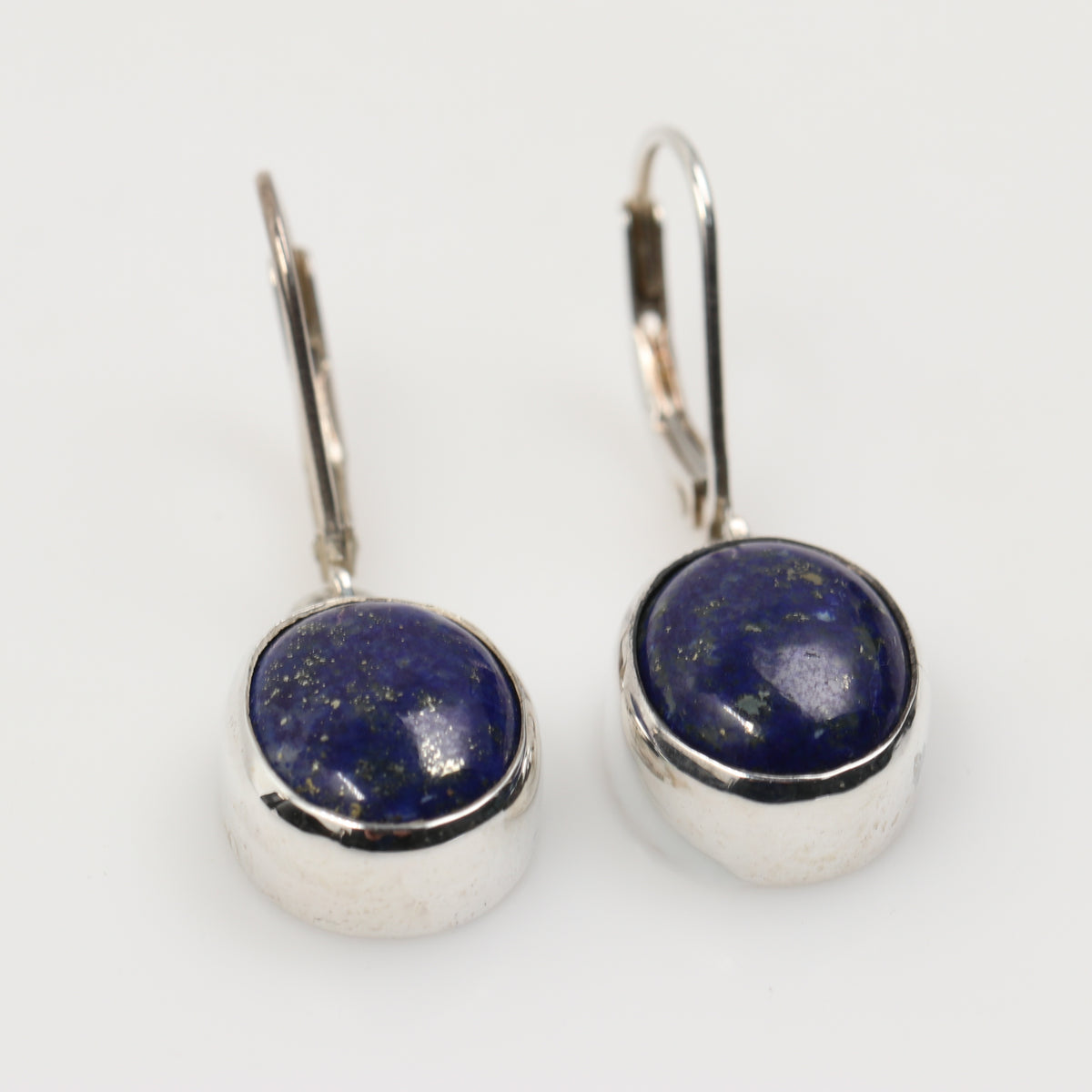 Lapis lazuli and moonstone earrings