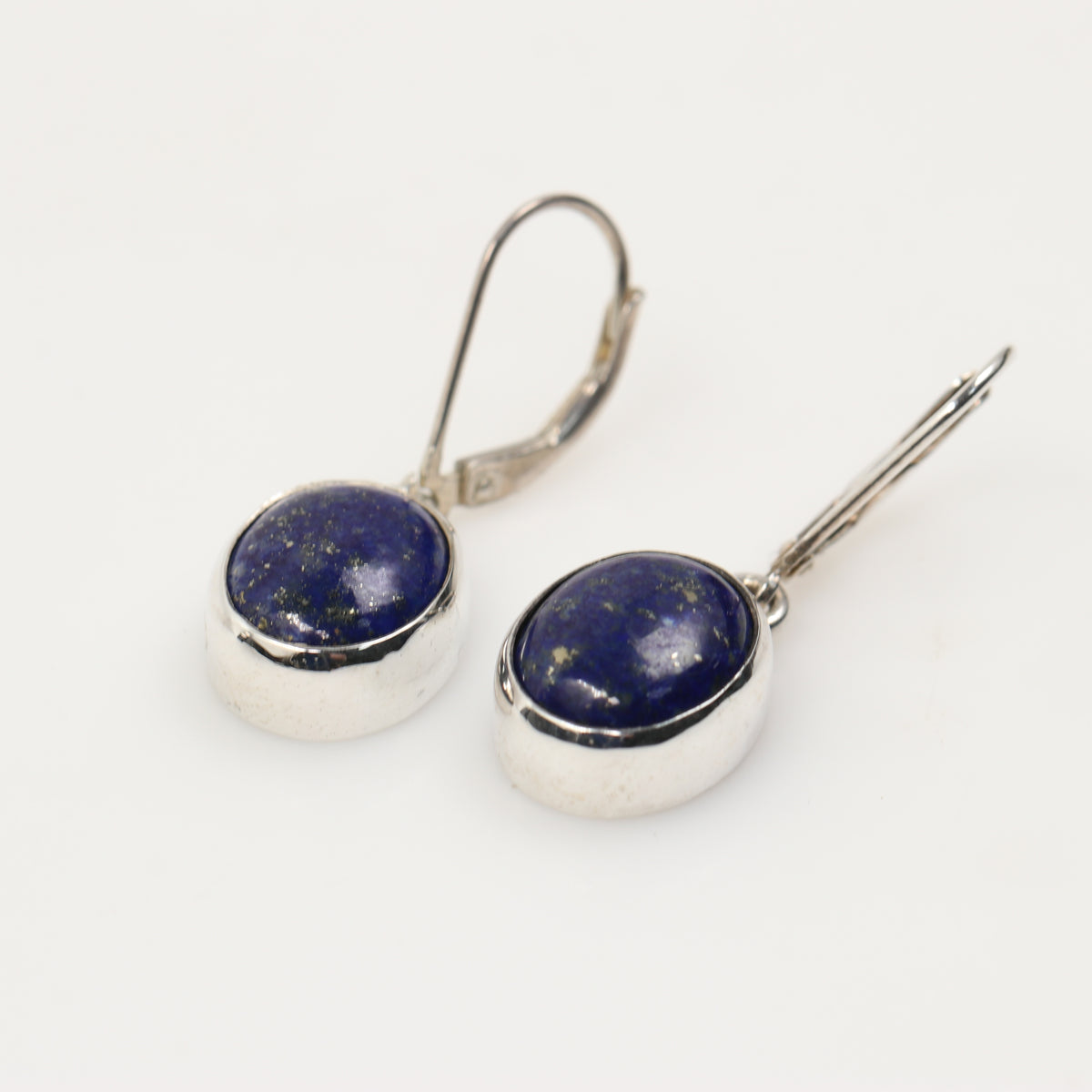 Lapis lazuli and moonstone earrings