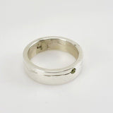 Anillo alianza de Turmalina Verde - Anillos