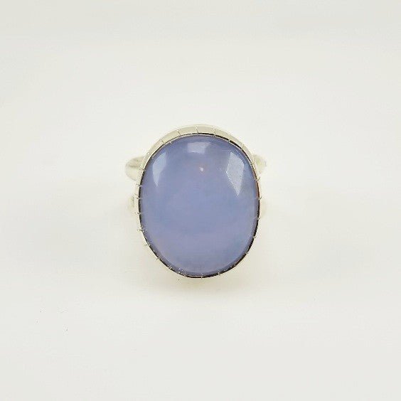 Anillo de Ágata azul o blue lace - Anillos