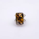 Anillo de Ágata Dendrítica - Anillos