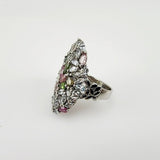 Anillo de Aguamarina y Turmalinas - Anillos