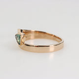 Anillo de Alejandrita talla 15 en Oro 18k - Joyería de autor