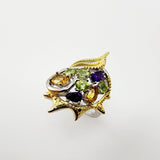 Anillo de Amatista, Citrino y Peridoto - Anillos