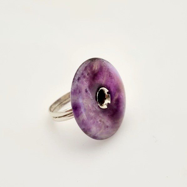 Anillo de Amatista Trapiche - Anillos
