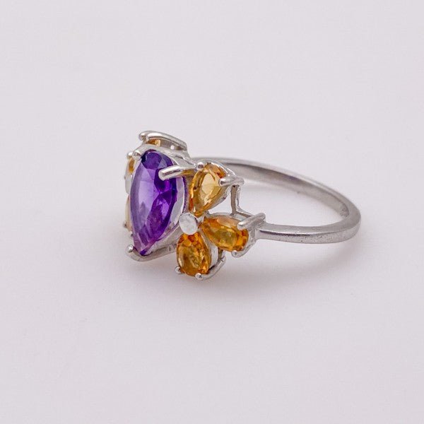 Anillo de Amatista y Citrinos - Anillos