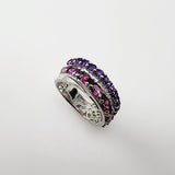 Anillo de Amatista y Rodolita - Anillos