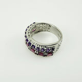 Anillo de Amatista y Rodolita - Anillos