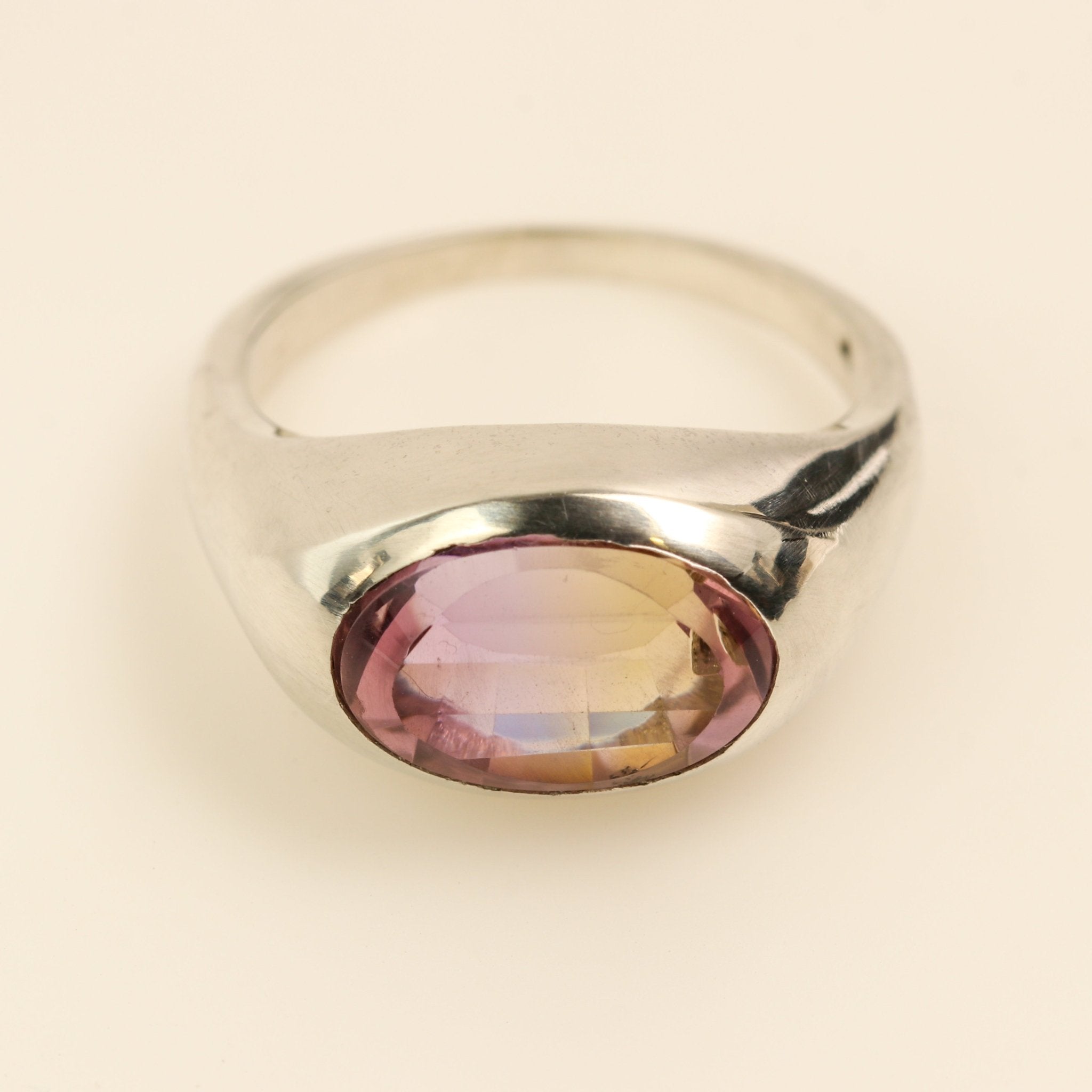 Anillo de Ametrino (Bolivianita) - Anillos