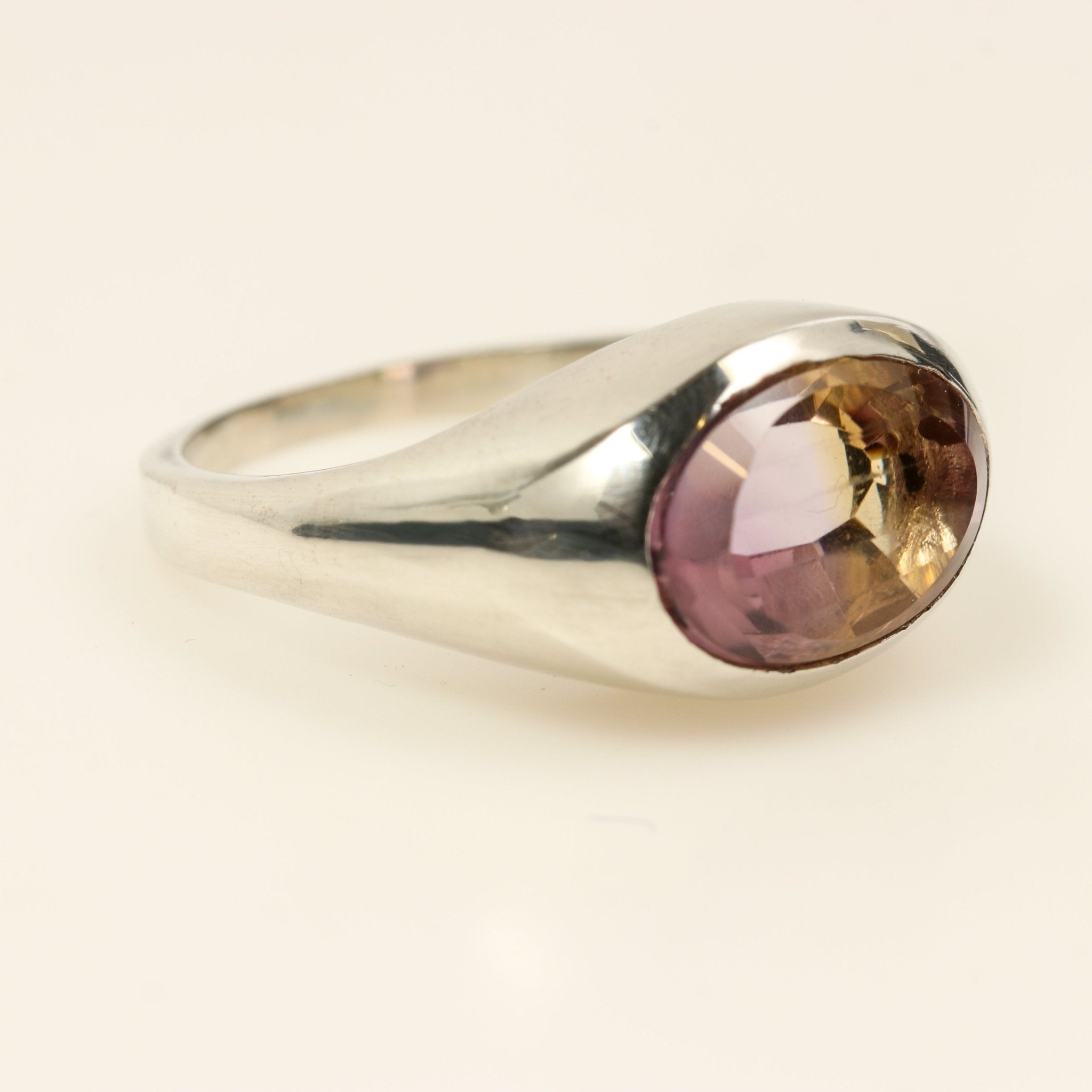 Anillo de Ametrino (Bolivianita) - Anillos